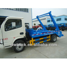 Best quality DFAC 4-5CBM hydraulic lifter container garbage truck